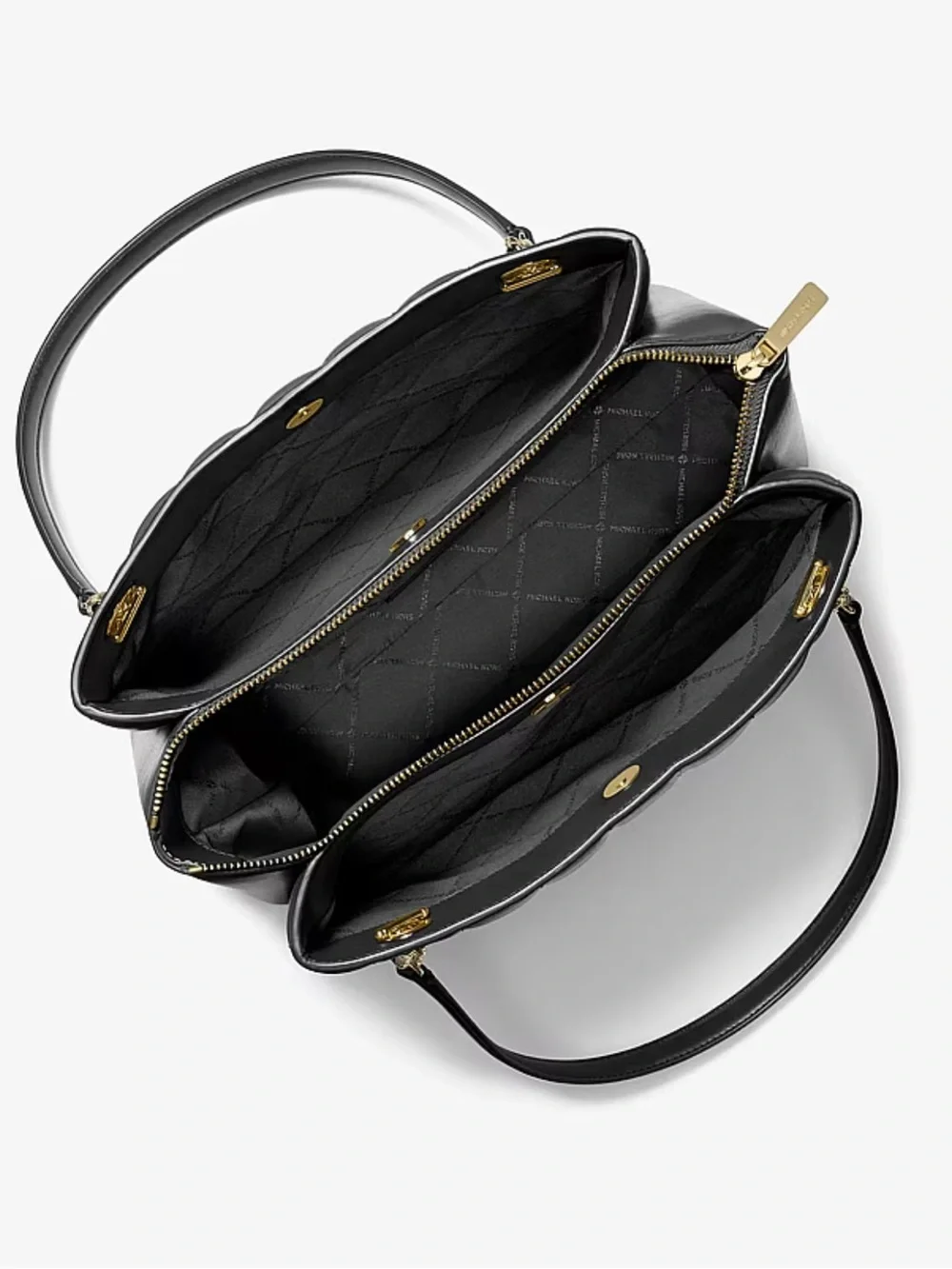 🌟⭐️🌟Michael Kors Quilted Black Leather Shoulder Bag with Gold Chain🌟⭐️🌟 NWT 🌟⭐️🌟